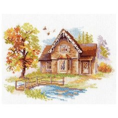 Алиса Набор для вышивания Сентябрьский домик 18 x 14 см (3-21)