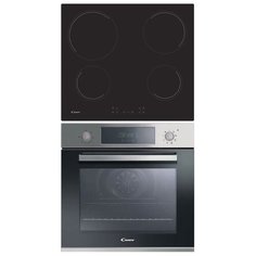 Комплект встраиваемой техники Candy FCP605XL + ECH64CC серебристый/черный