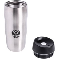 Термокружка Airline Россия, 0.45 л белый