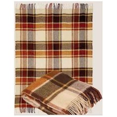 Плед Valtery Новозеландская шерсть 22-7 170 х 200 см, темно-бежевый