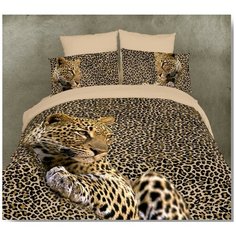 Постельное белье Евро (4 наволочки) Фамилье RS-96, Сатин, 50x70 и 70x70 Famille