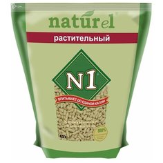 Комкующийся наполнитель N1 Naturel Растительный, 4.5 л