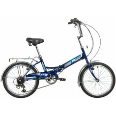 Подростковый городской велосипед Novatrack TG-20 Classic 306 FS (2020) синий (требует финальной сборки)