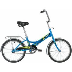 Подростковый городской велосипед Novatrack TG-20 Classic 201 (2020) синий (требует финальной сборки)