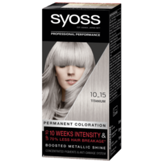 Syoss Color Стойкая крем-краска для волос, 10-15 титановый