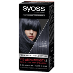 Syoss Color Стойкая крем-краска для волос, 3-51 серебристый угольный