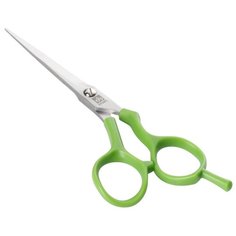 Прямые ножницы парикмахерские DEWAL Easy Step 9652V 5.5", салатовый