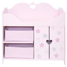 PAREMO Кроватка-шкаф Мимими Крошка Соня (PRT120-02) розовый