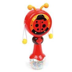 Развивающая игрушка Ути-Пути Бубенцы. Божья коровка, красный/черный
