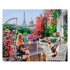 Белоснежка Картина по номерам "Парижанки" 40х50 см (277-AB)