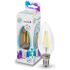 Лампа светодиодная ASD LED-СВЕЧА-Premium 4000K, E14, C35, 5Вт