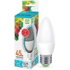 Лампа светодиодная ASD LED-СВЕЧА-STD 4000K, E27, C37, 5Вт