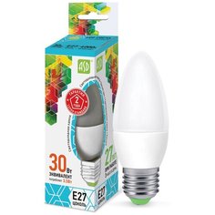 Лампа светодиодная ASD LED-СВЕЧА-STD 4000K, E27, C37, 3.5Вт