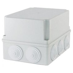 Распределительная коробка TDM ЕLECTRIC SQ1401-1246 наружный монтаж 190x140 мм серый RAL 7035