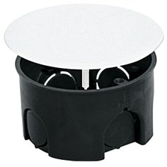 Распределительная коробка TDM ЕLECTRIC SQ1402-0013 скрытый монтаж 103x103 мм черный