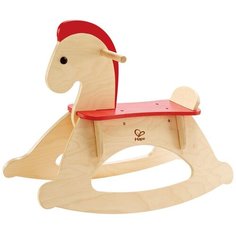 Каталка-качалка Hape Rock and Ride Horse (E0100) бежевый/красный