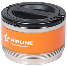 Термос для еды Airline IT-T-01, 0.7 л оранжевый/черный