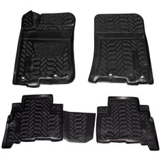 Ковры (3D с подпят.) для Toyota Prado (09-) 4 шт., выс. борт, полимер., черн. Airline