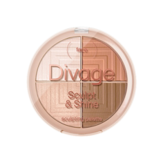 DIVAGE Палетка для лица скульптурирования лица Sculpt & Shine
