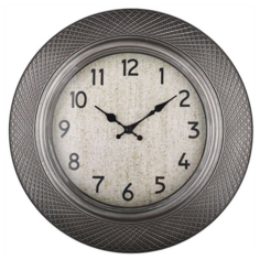 Часы настенные кварцевые Aviere 27502 бежевый/коричневый