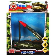 Модель металлическая Технопарк Ракетный комплекс, 15 см, открываются двери, инерция, подвижные элементы (SB-17-62-A(GN)-WB(HIGH))