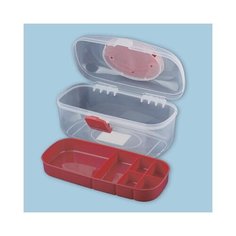 Коробка для швейных принадлежностей "Gamma", цвет: прозрачный, арт. ОМ-055