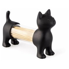 Емкость для соли, перца или зубочисток Balvi Cat черный 27152