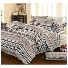 Постельное бельё Amore Mio Мако-сатин Aiko Микрофибра 1,5 сп.