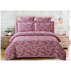 Постельное белье Cleo "Cotton Jacquard" сатин-жаккард; арт: CJ-08; размер Семейный 4 наволочки