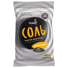 Dr. Aqua Соль для ванн Целебные кристаллы Ромашка с микроэлементами, 409.5 г
