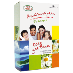 Северная жемчужина Соль для ванн For Family Ромашка - антистресс, 500 г
