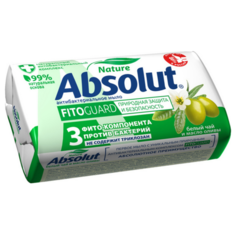 Мыло кусковое Absolut Fitoguard Белый чай и масло оливы, 90 г