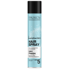 Прелесть Professional Лак для волос Invisiwear Dry finish, экстрасильная фиксация, 300 мл