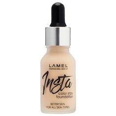 Lamel Professional Тональный флюид Insta Color Stay, 15 мл, оттенок: 401 vanilla