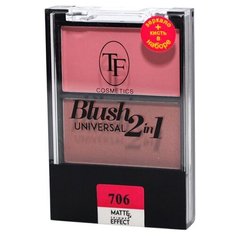 TF Cosmetics Румяна компактные Universal Blush 2 in 1 706