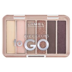 Lamel Professional Палетка теней Eye Colors to GO 404 desert sun