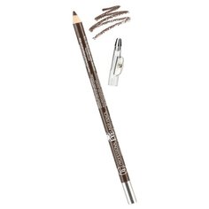 TF Cosmetics Карандаш для глаз с точилкой Professional Eyeliner, оттенок 132 темный серо-коричневый
