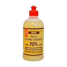 Хозяйственное мыло Aura жидкое Антибактериальное 72% 0.5 л