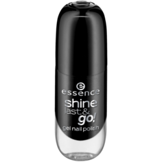 Лак Essence shine last & go! gel nail polish, 8 мл, 46 black is back