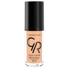 Golden Rose Тональный крем Total Cover 2in1 Foundation & Concealer, 30 мл, оттенок: 13 Natural Tan