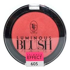TF Cosmetics Пудровые румяна с шиммер-эффектом Luminous Blush 605 розовый янтарь