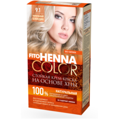 Fito косметик Fito Henna Color краска для волос, 9.1 пепельный блондин