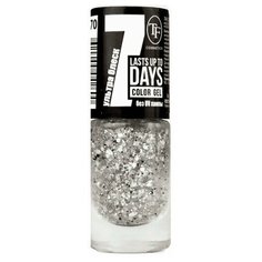 Лак TF Cosmetics 7 days Color Gel, 8 мл, №270 глиттер