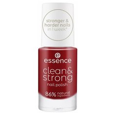 Лак Essence Clean&Strong, 8 мл, 05 Loud poppy