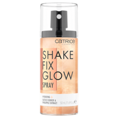 CATRICE Спрей-фиксатор для макияжа с эффектом сияния Shake Fix Glow Spray 50 мл прозрачный