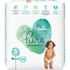 Pampers подгузники Pure Protection 5 (11+ кг), 24 шт.
