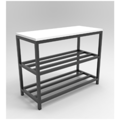 Обувница BigBetty loft 70x30x53 cм белый ГРОСТАТ