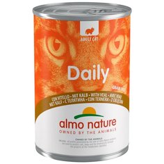 Влажный корм для кошек Almo Nature Daily Menu, с телятиной 400 г