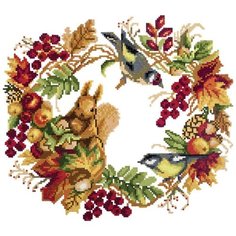 Кристальная мозаика Фрея "Теплая осень", 30,5*34 см (ALVR-17 053)