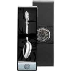 Ложка чайная Кольчугинский мельхиор "Юбилейная" посеребренная с чернью